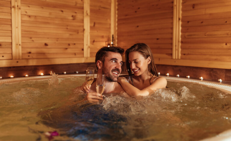 Couple in Hot Tub