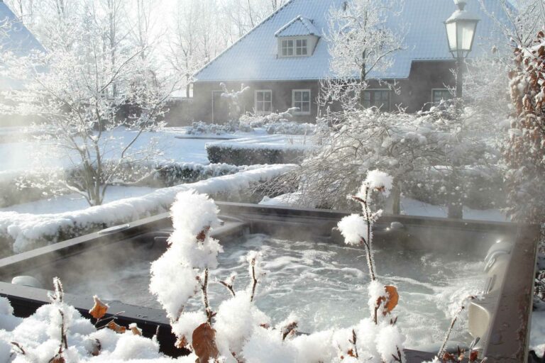 winter hot tub benefits