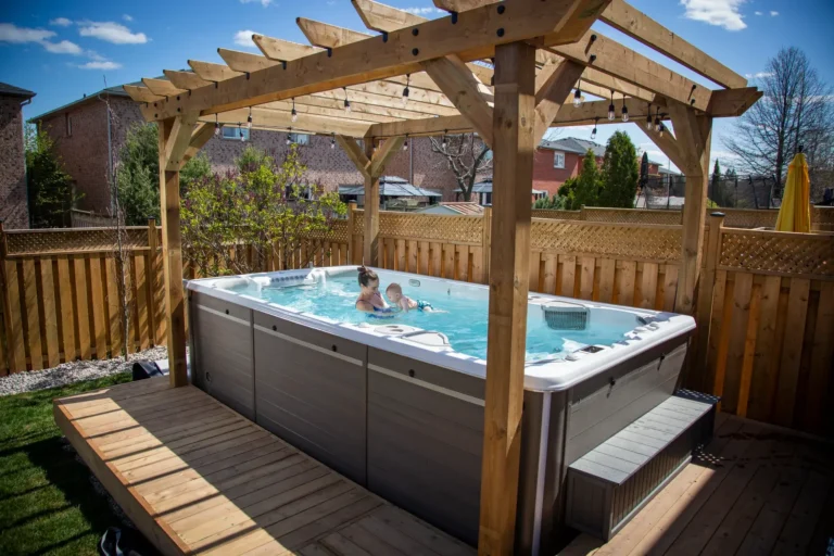 swim spa installation
